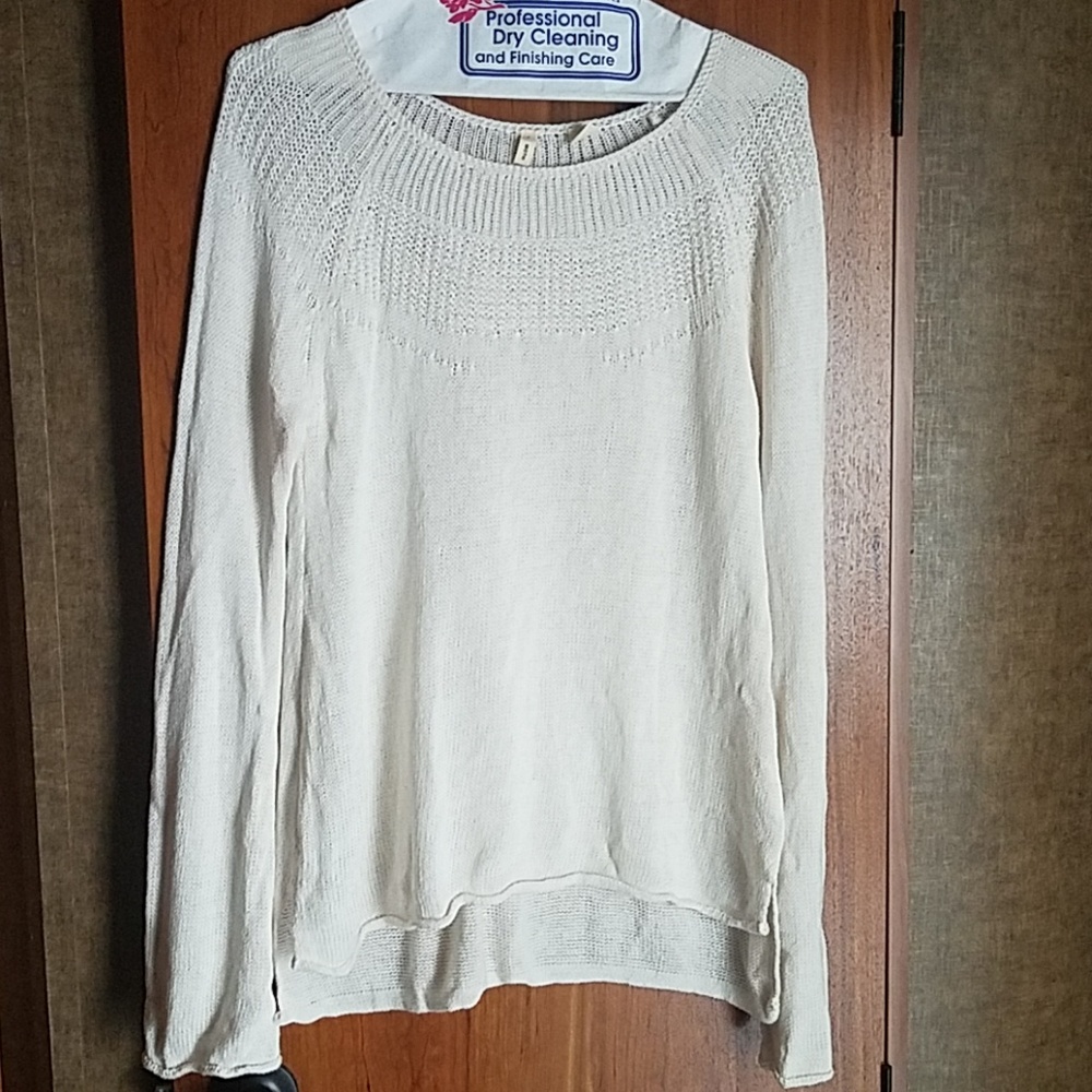 MOTH loose knit croquet pullover sweater size M